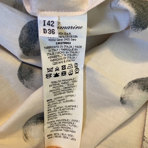 Mint Condition BLUMARINE Italian Designer Dress - Picture 6 of 7